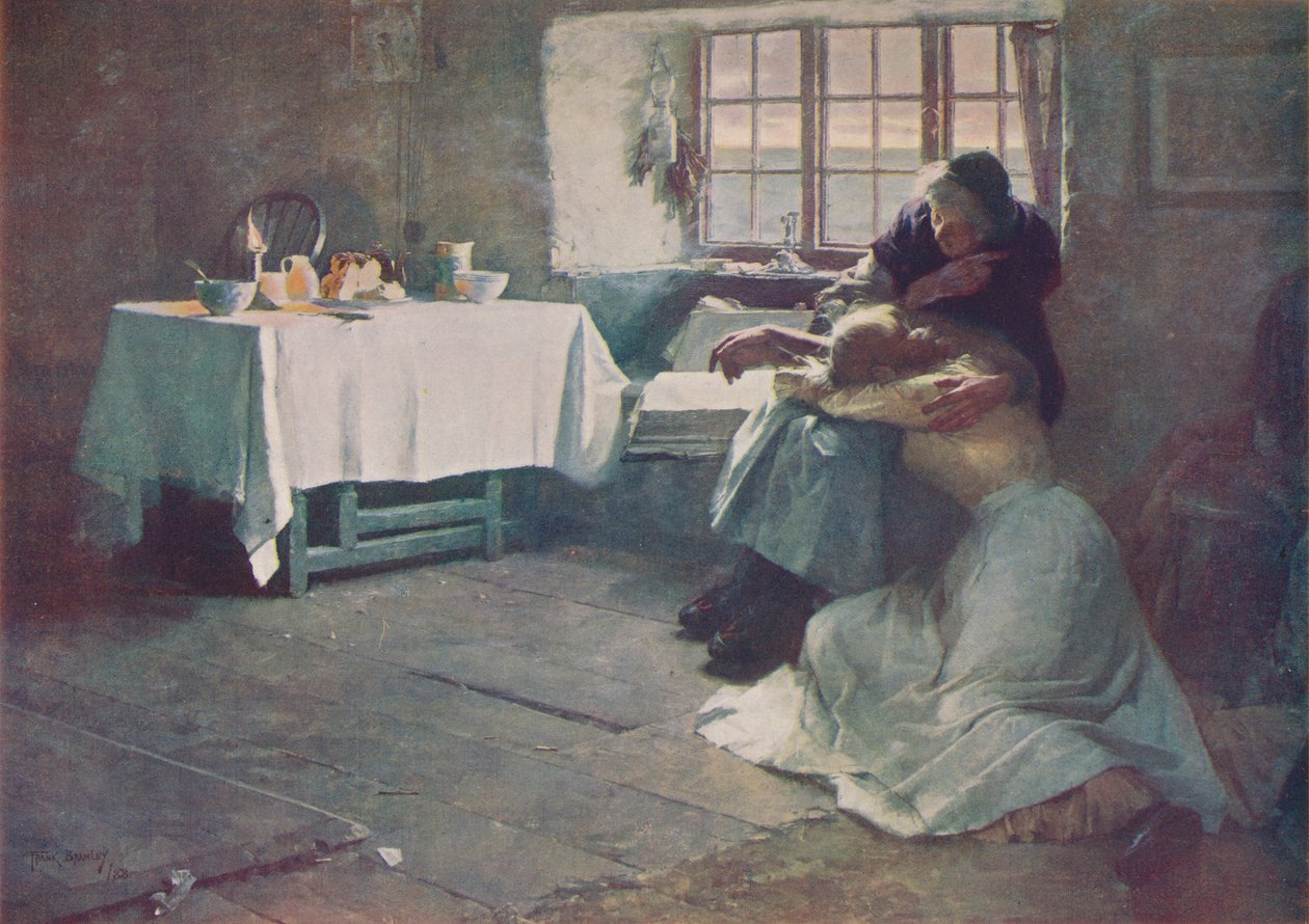 A Hopeless Dawn, 1888, c1915 af Frank Bramley