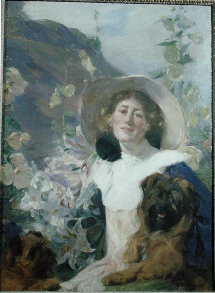 Kunstnerens kone, Katherine Graham af Frank Bramley