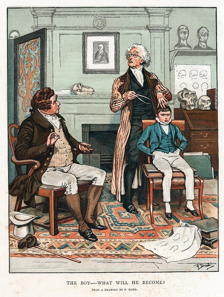 Frenologi, 1820 1886 af Frank Dadd