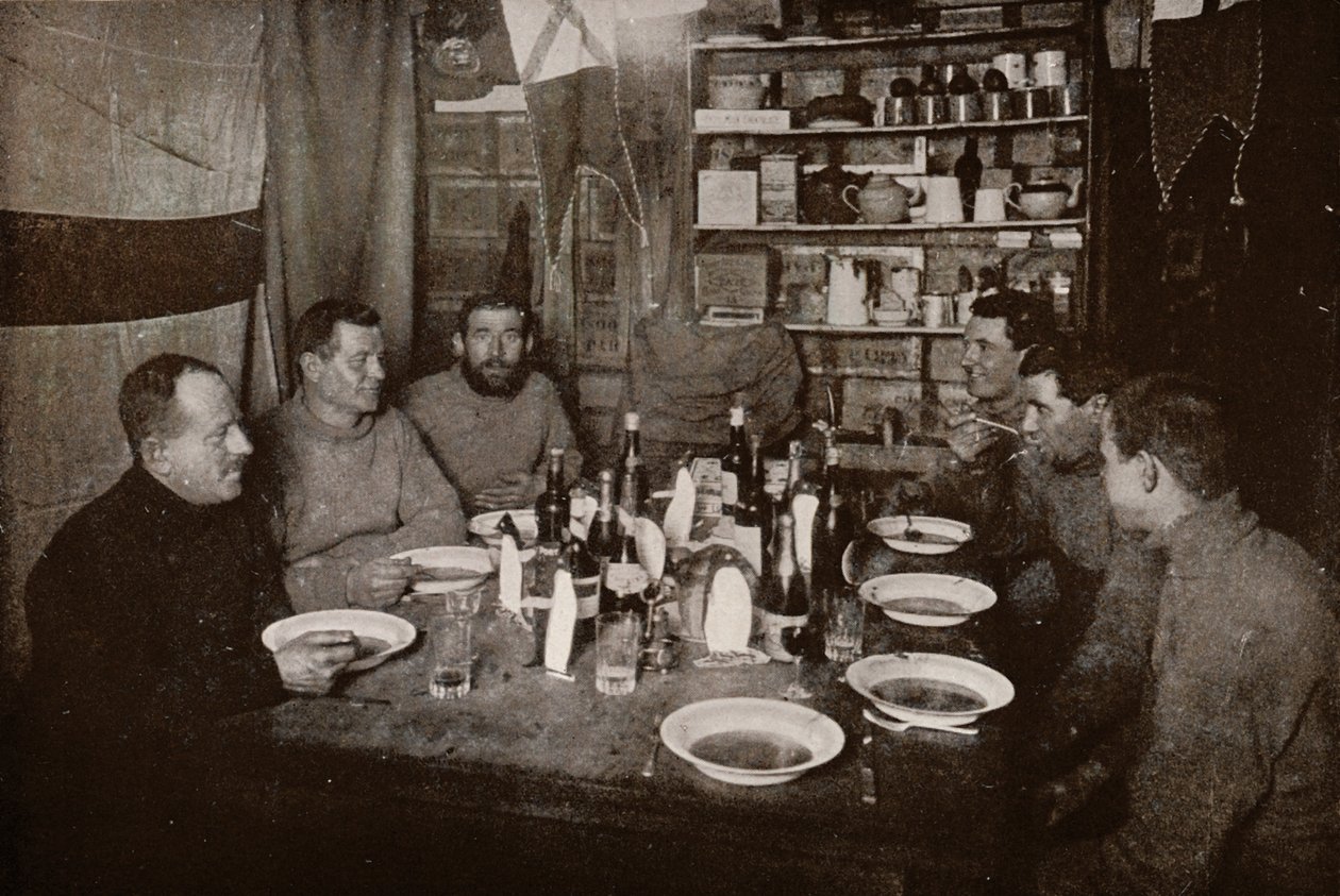 Midvinterdag, 1912 - Mændene, 1913 af Frank Debenham