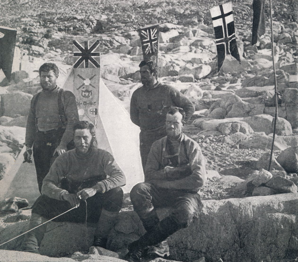 Det andet vestlige parti ved Cape Geology juledag, 1911, 1913. af Frank Debenham