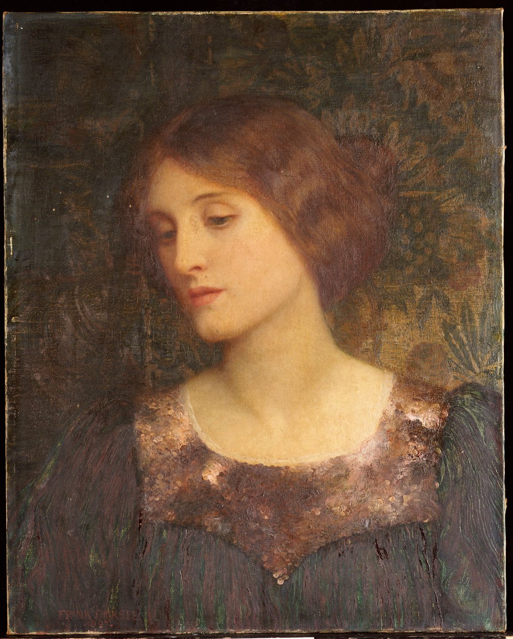 Kontemplation, 1897 af Frank Dicksee