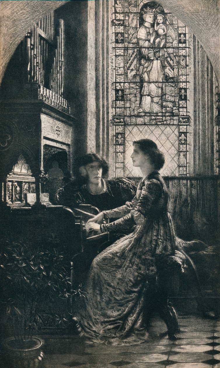 Harmoni, 1877, 1912 af Frank Dicksee