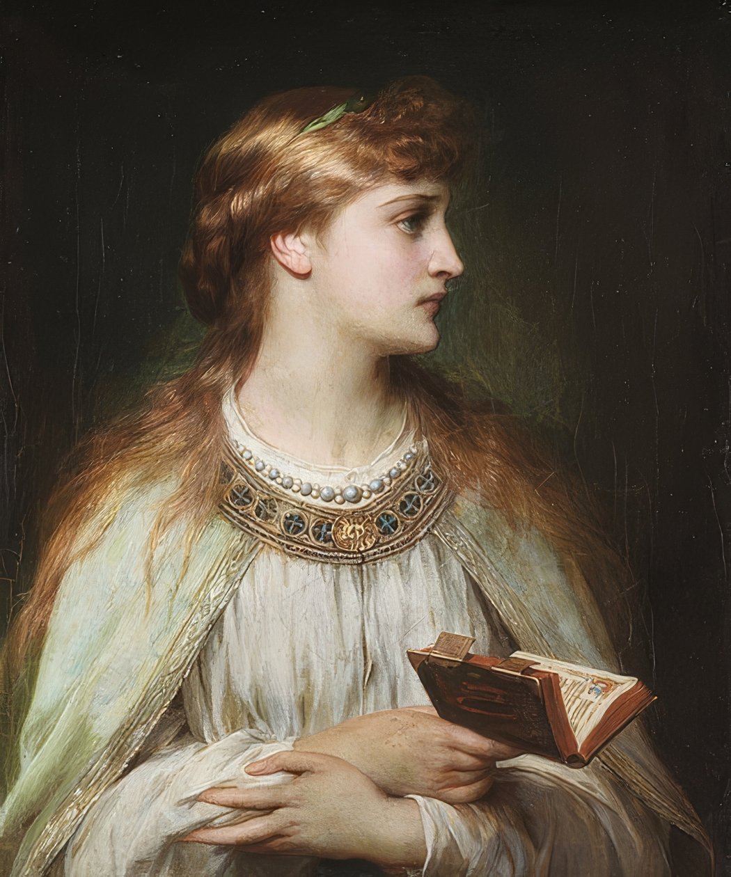 Ophelia. Um 1864 af Frank Dicksee