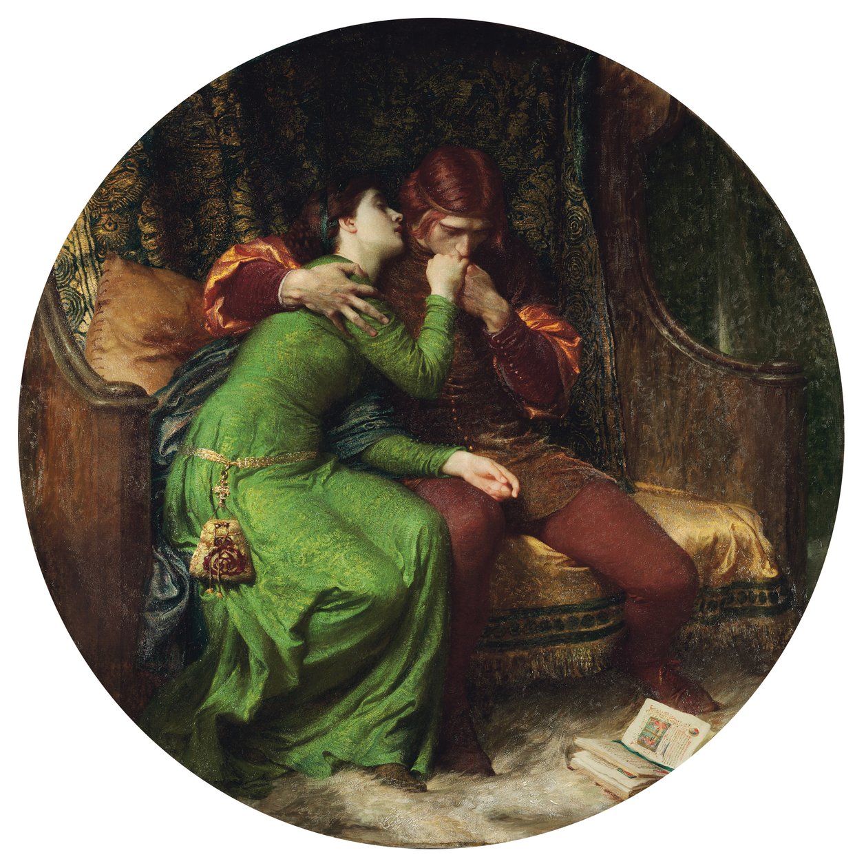 Paolo og Francesca, 1894 af Frank Dicksee