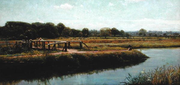 Walsham Meads (olie på lærred) af Frank Dicksee