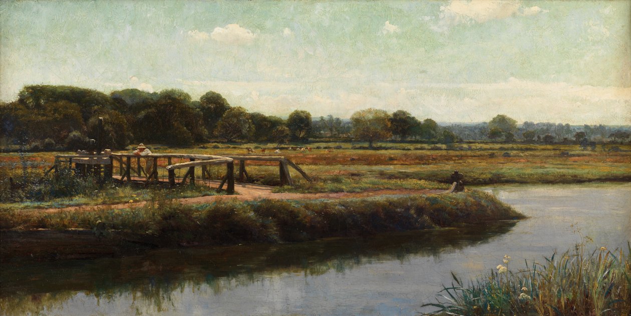 Walsham Meads (olie på lærred) af Frank Dicksee