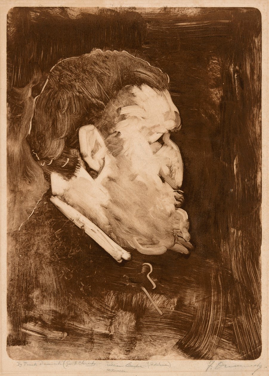 Karikatur af William Gedney Bunce af Frank Duveneck