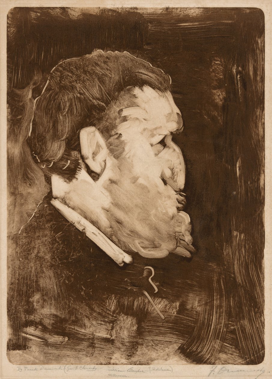 Karikatur af William Gedney Bunce, 1883-84 af Frank Duveneck