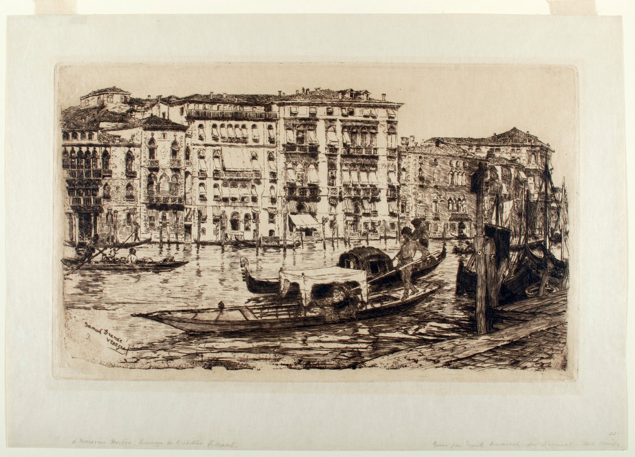 Canal Grande, Venedig af Frank Duveneck