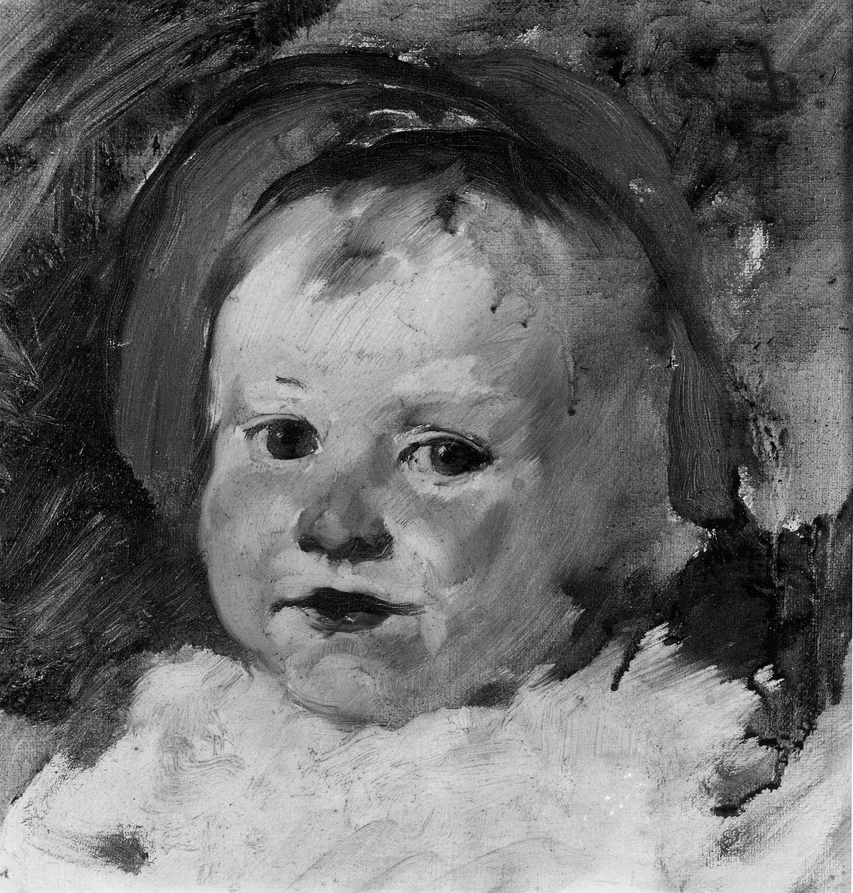 Hovedet på et barn af Frank Duveneck
