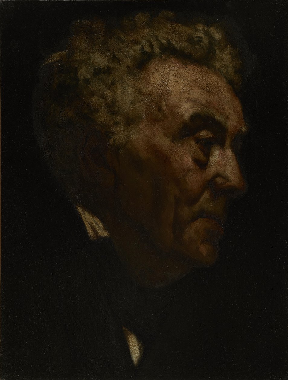 Portræt af en gammel mand af Frank Duveneck