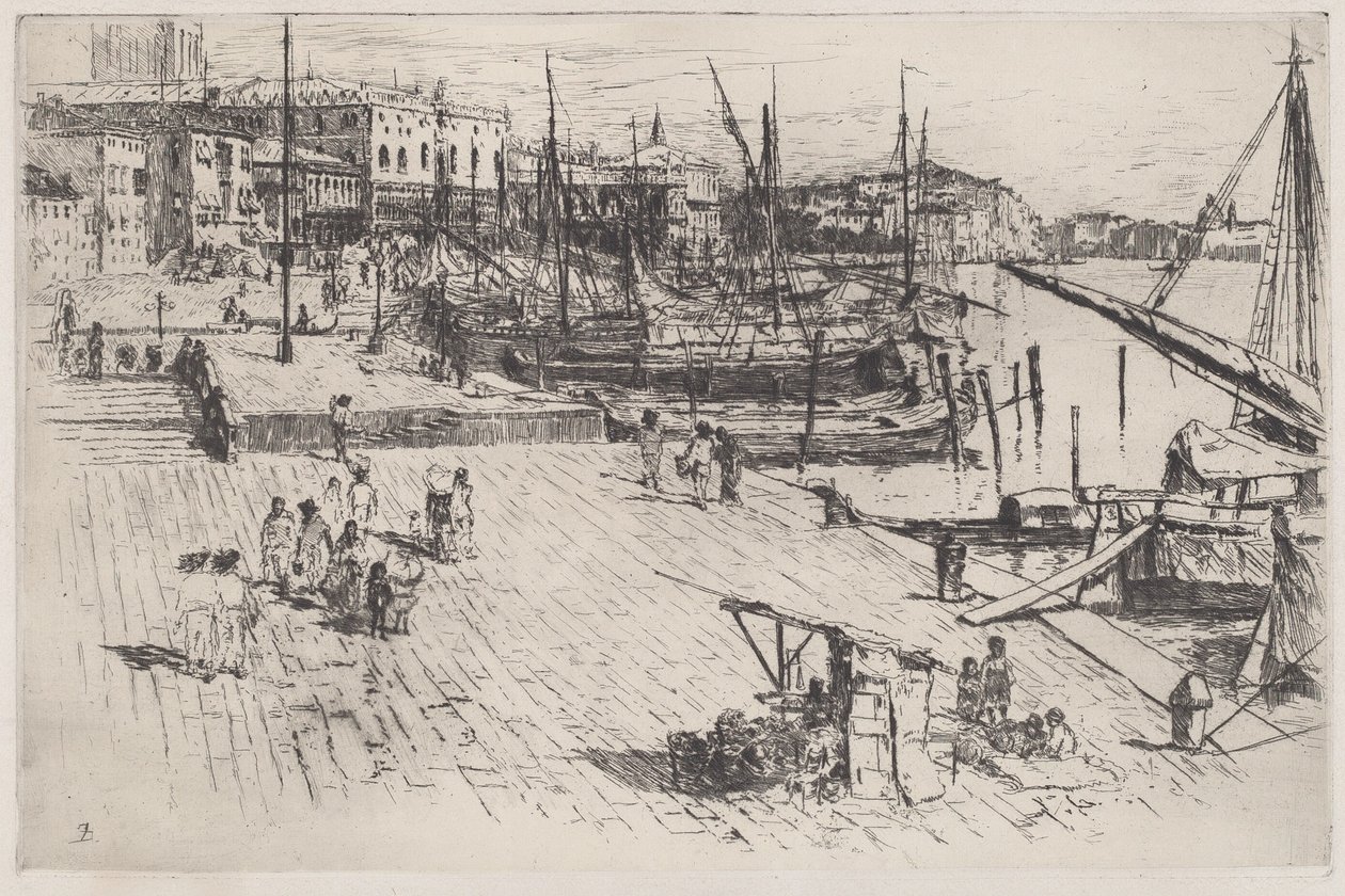 Riva Degli Schiavoni, nr. 1 af Frank Duveneck