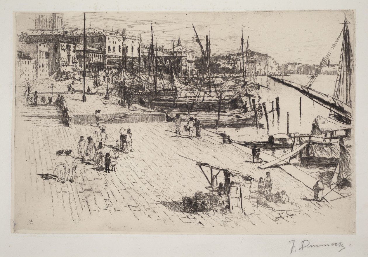 Riva degli Schiavoni, nr. 1 af Frank Duveneck