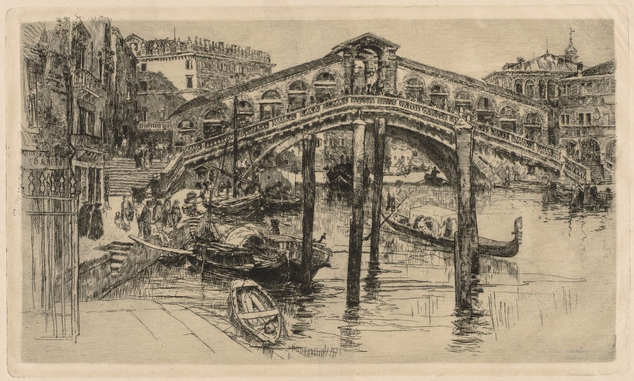 Rialto, Venedig af Frank Duveneck