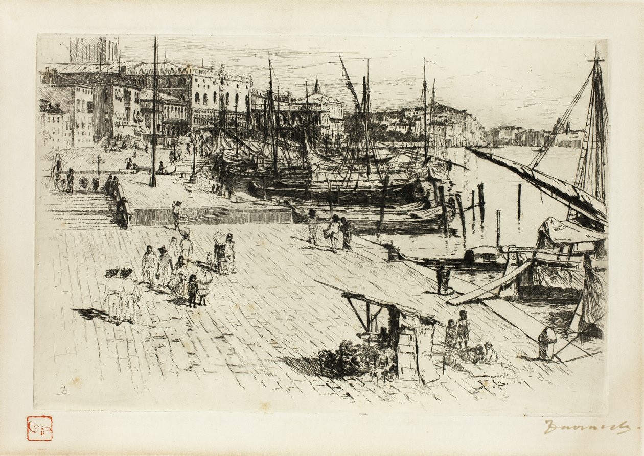 Rivaen, der ser mod storhertugpaladset af Frank Duveneck