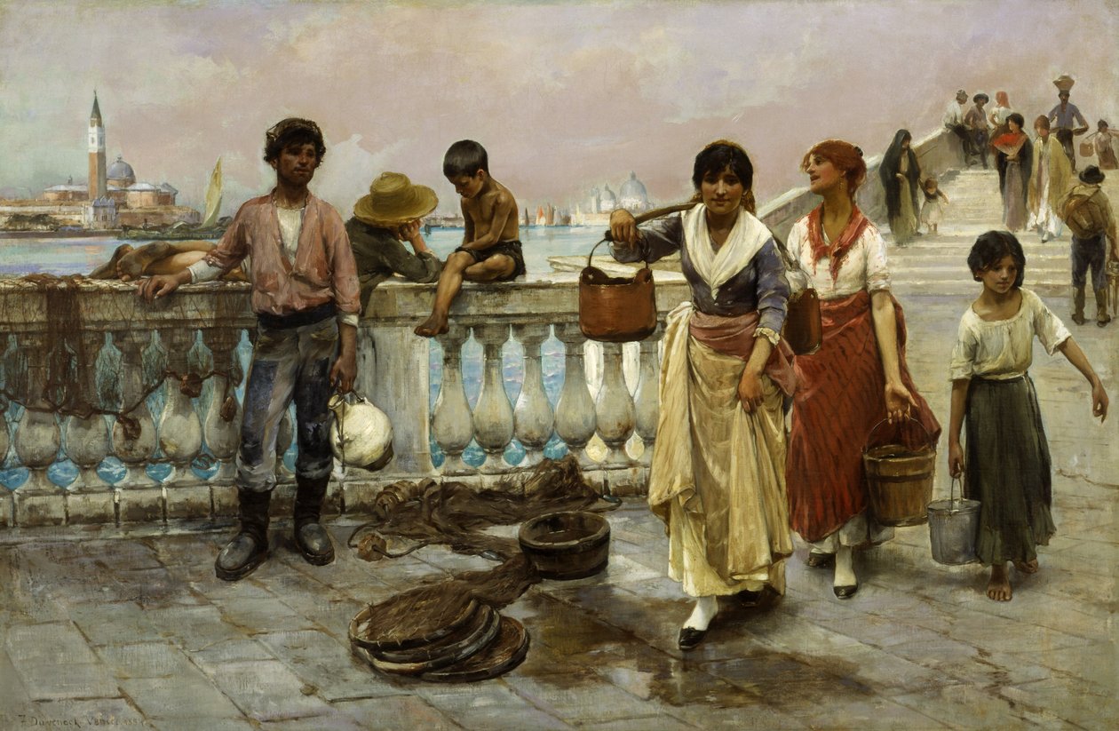 Vandbærere, Venedig af Frank Duveneck