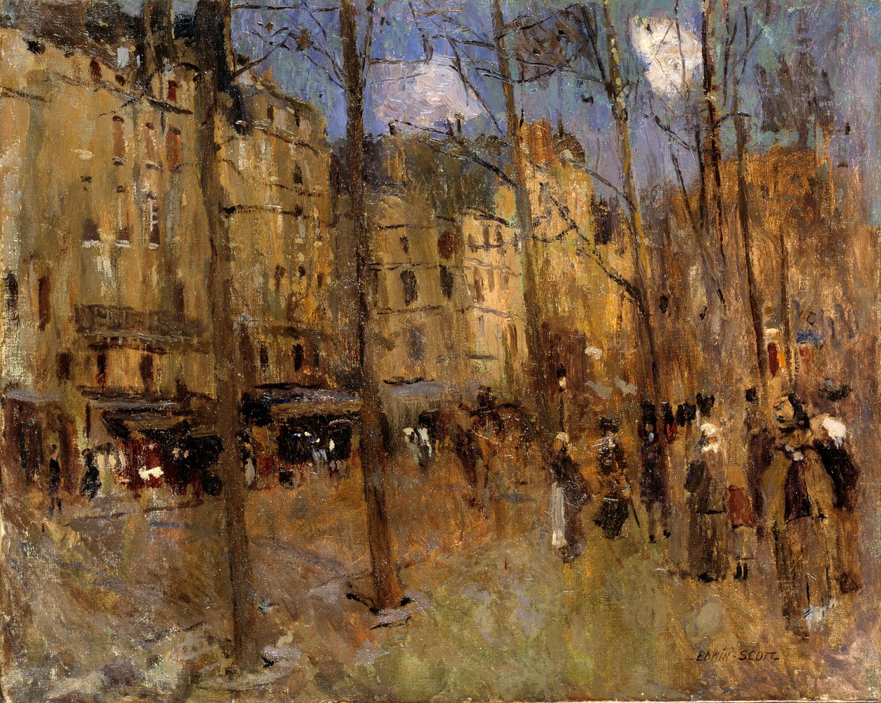Boulevard St. Germain, n.d. af Frank Edwin Scott