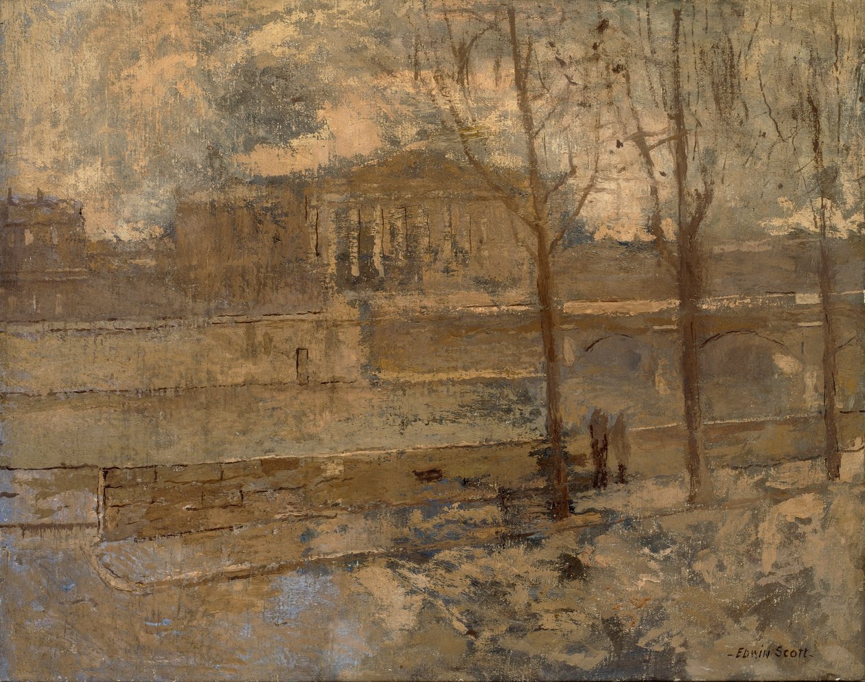 Chambre des Deputes i en tåge af Frank Edwin Scott