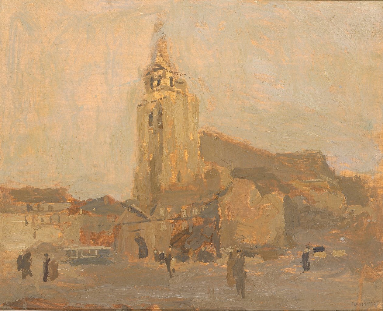 Sankt Merrys kirke af Frank Edwin Scott