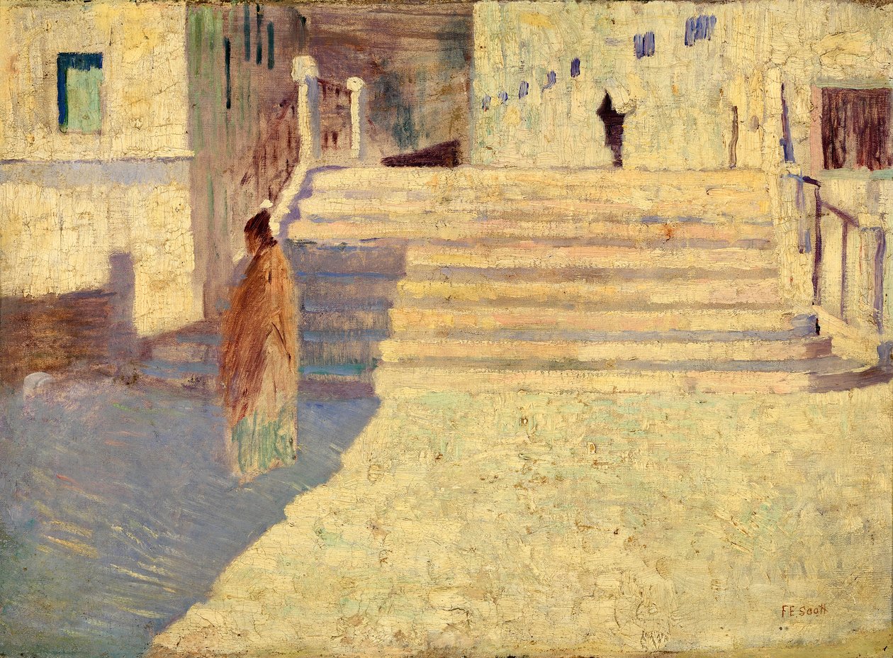 Femmes pres des Escaliers nr. II af Frank Edwin Scott