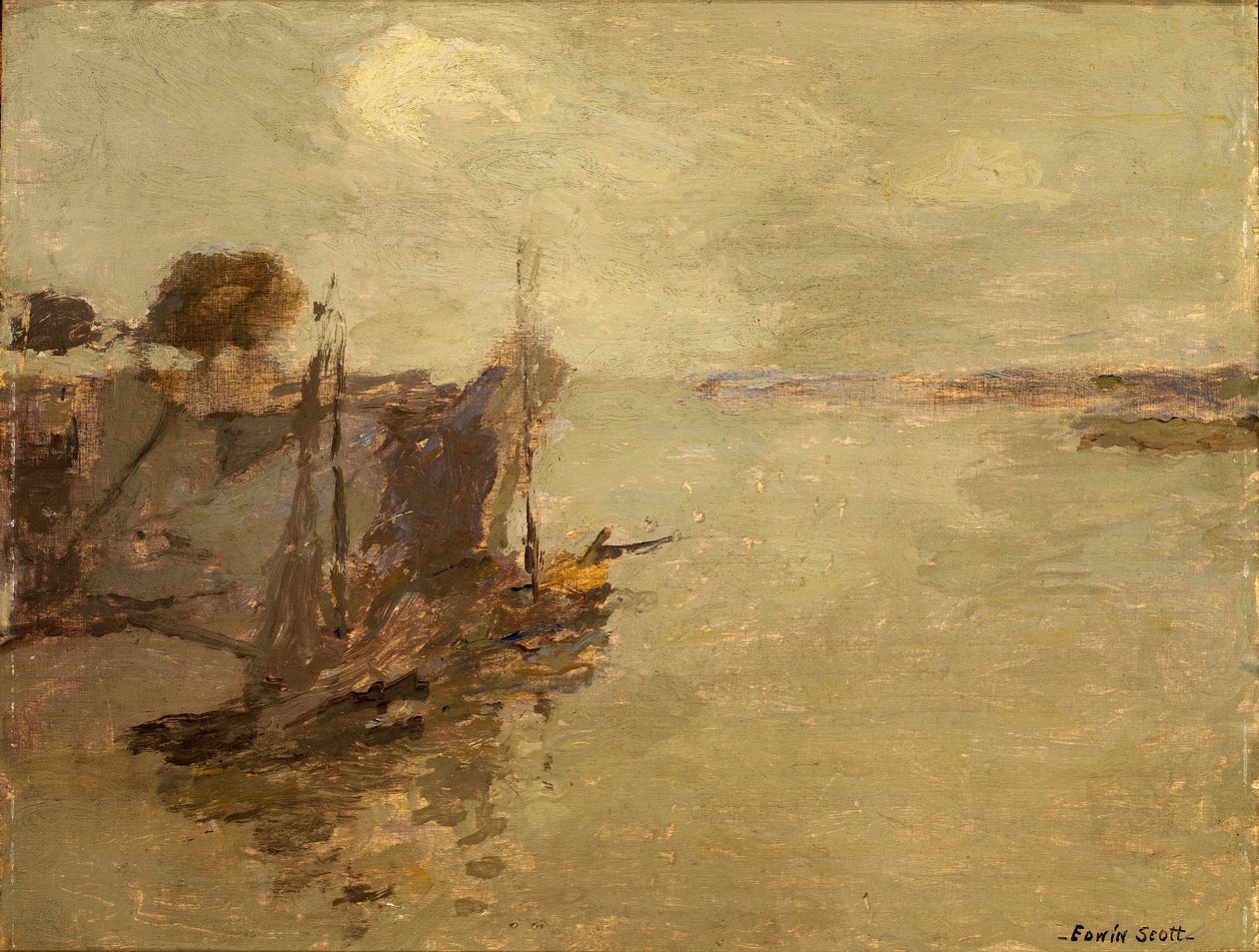 Honfleur Fishing Boats no. 2 af Frank Edwin Scott