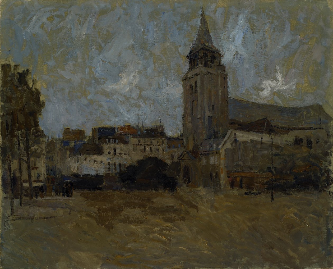 Place St. Germain des Pres af Frank Edwin Scott