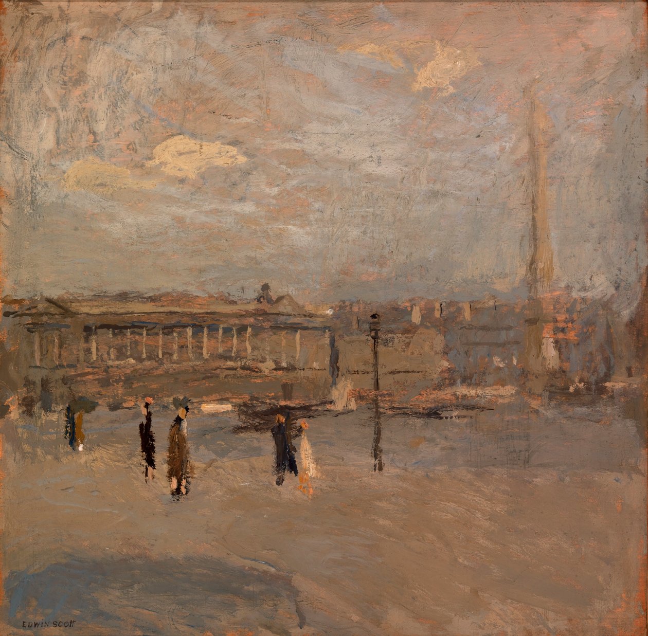 Place de la Concorde nr. IV-A af Frank Edwin Scott