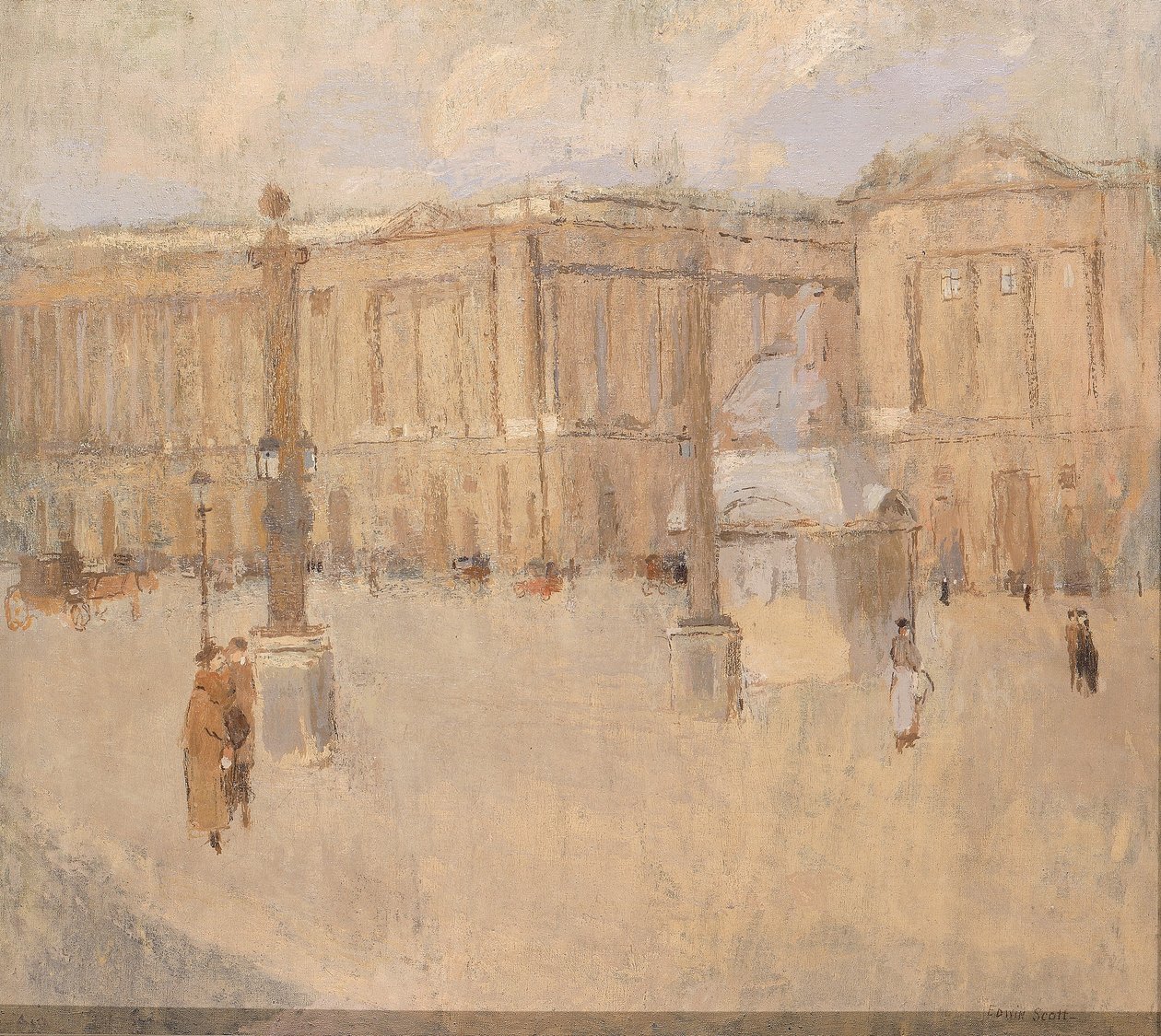 Place de la Concorde nr. I af Frank Edwin Scott