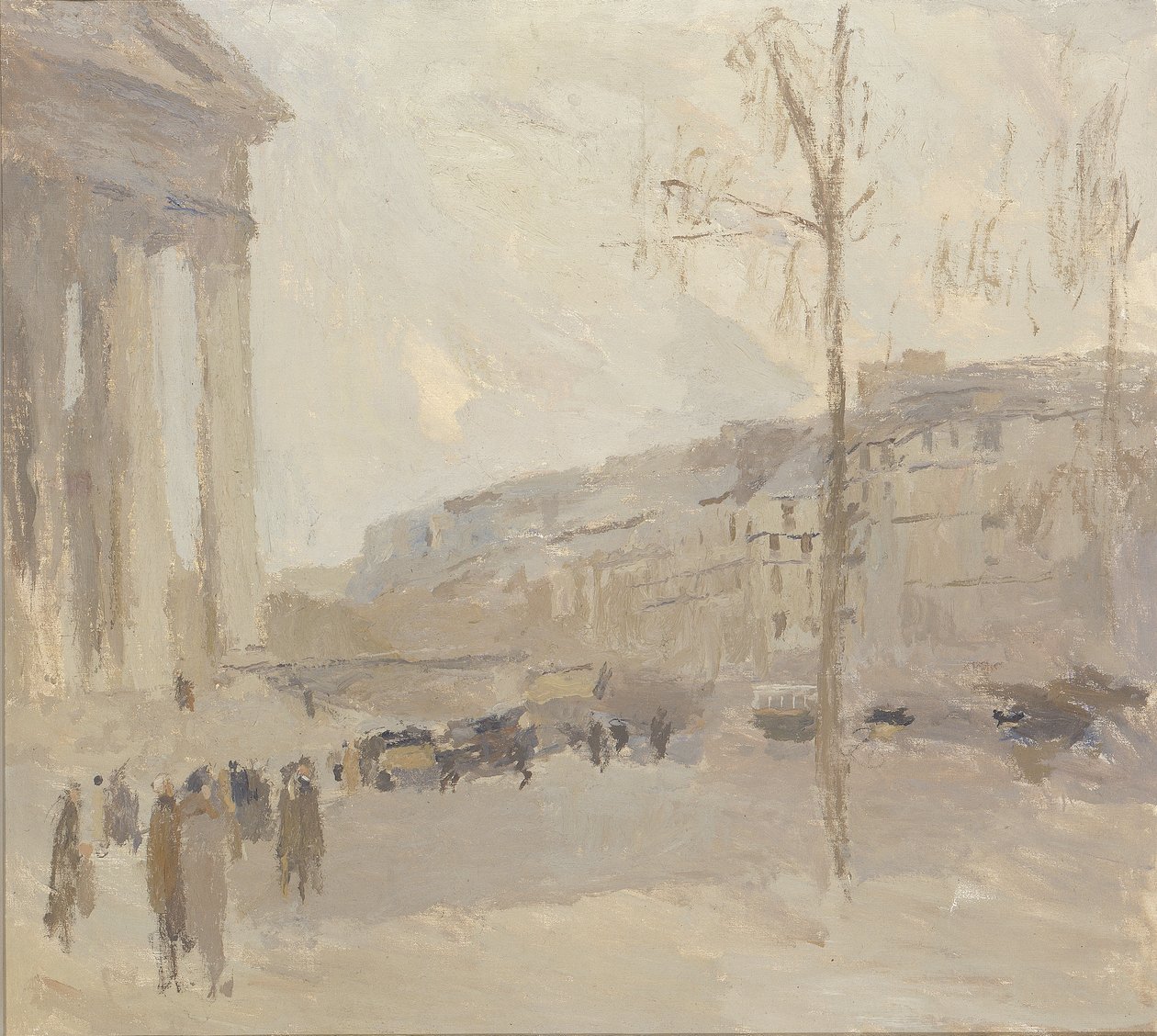 Place de la Madeleine nr. Og sådan set. 1910. af Frank Edwin Scott