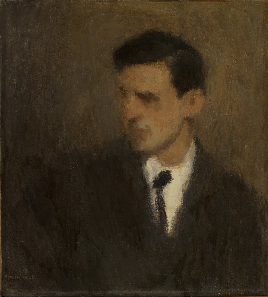 Portræt af en ung mand, n.d. af Frank Edwin Scott