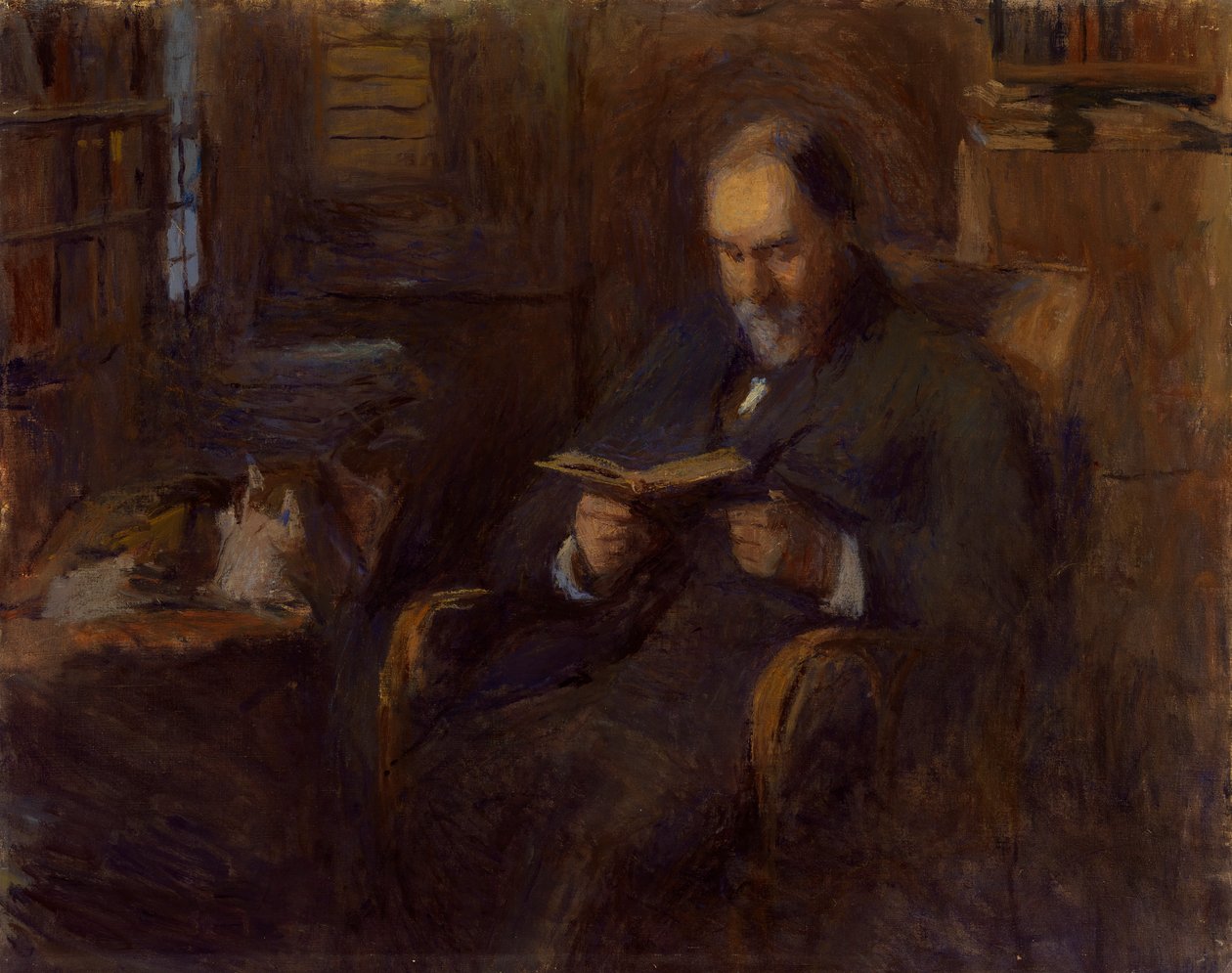 Portræt af Sanford Saltus fra New York, ca. 1915. af Frank Edwin Scott