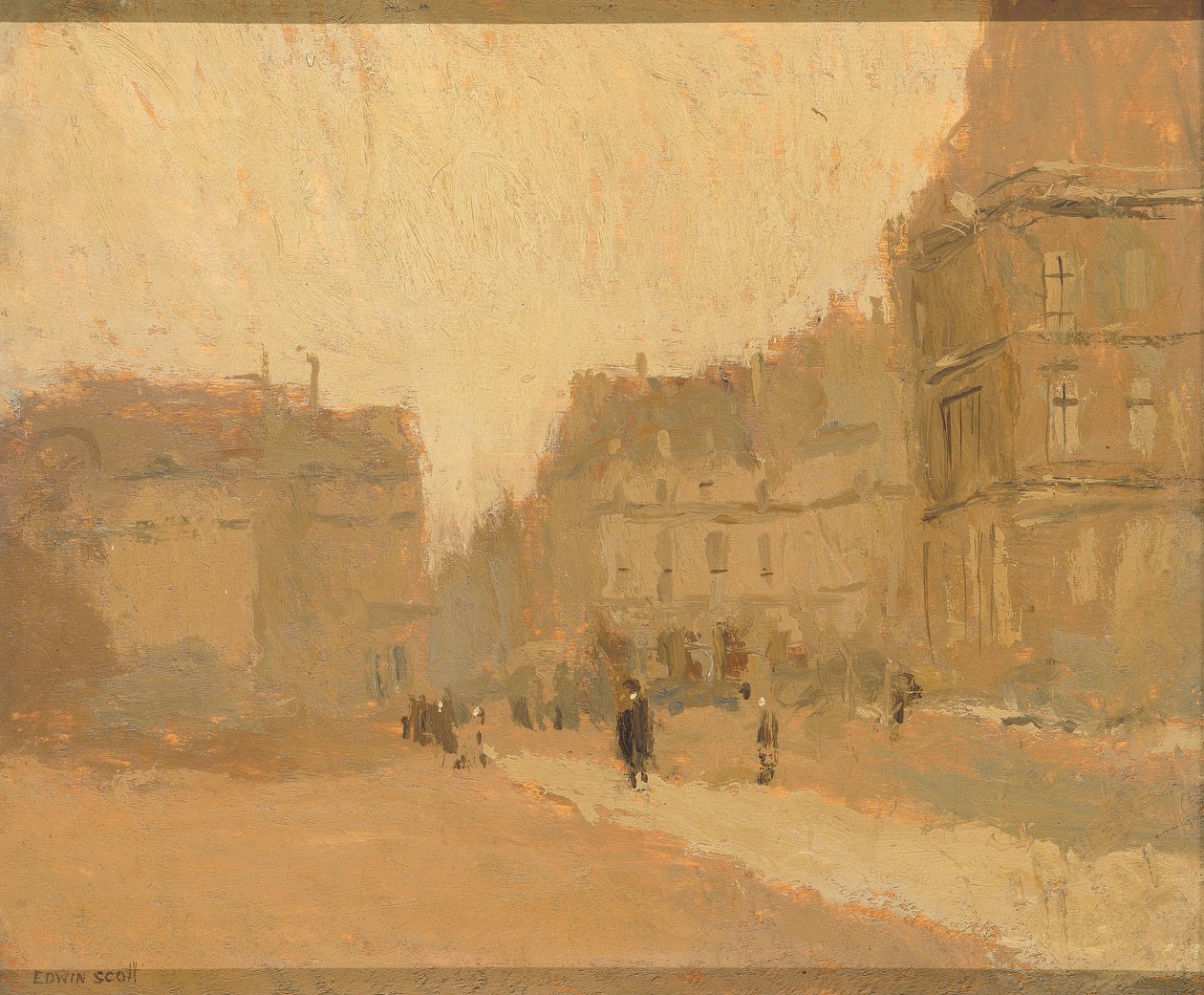 Rue des Pyramides, n.d. af Frank Edwin Scott