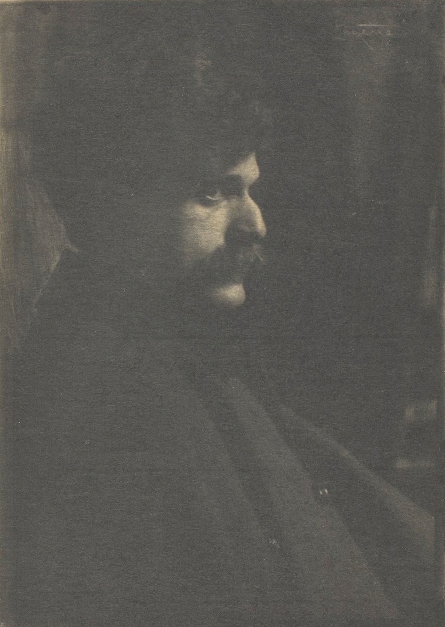 Portræt af Alfred Stieglitz, ca. 1899. af Frank Eugene