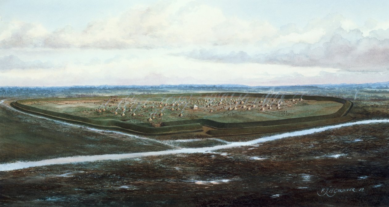Uphall Camp, London, c100 f.Kr. af Frank Gardiner