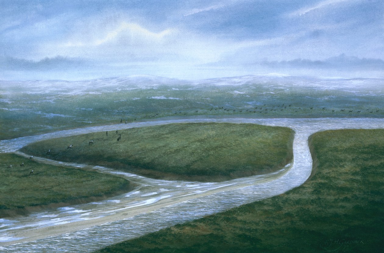 Valley of the River Colne, Sydengland, 8000 f.Kr af Frank Gardiner