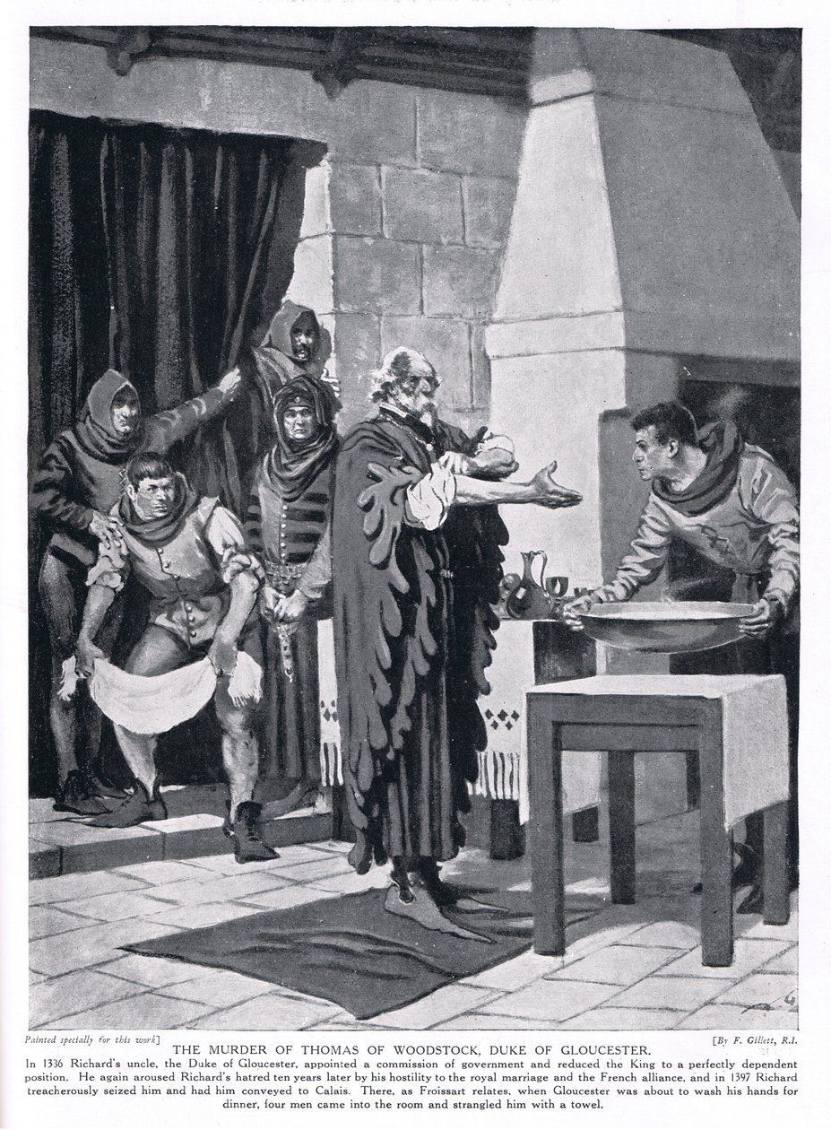 Mordet på Thomas Woodstock, hertug af Gloucester AD1336, 1920