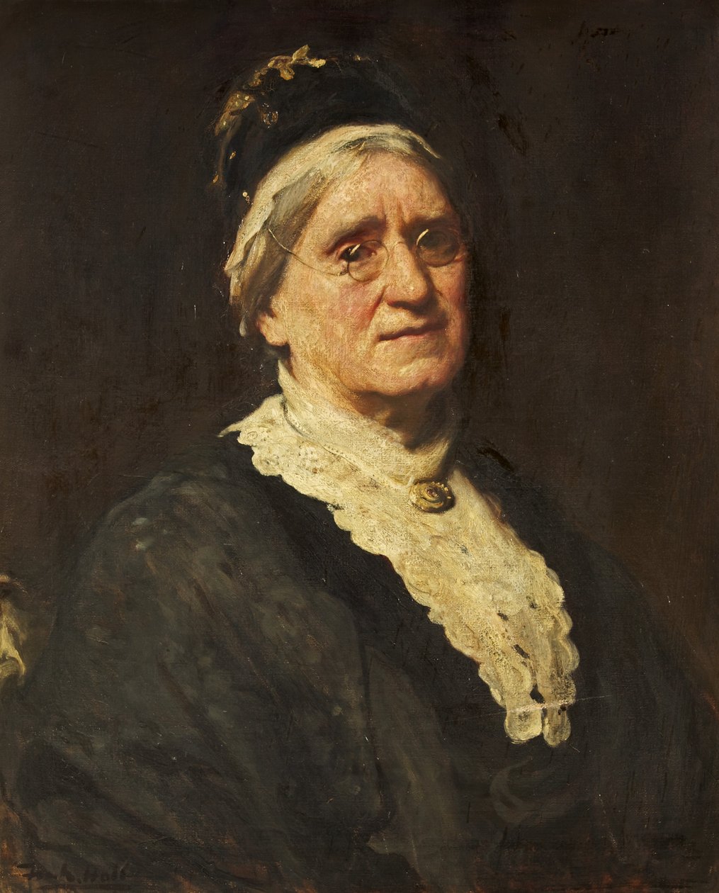 Miss Rachel Harvey fra Shirehampton (olie på lærred) af Frank Holl