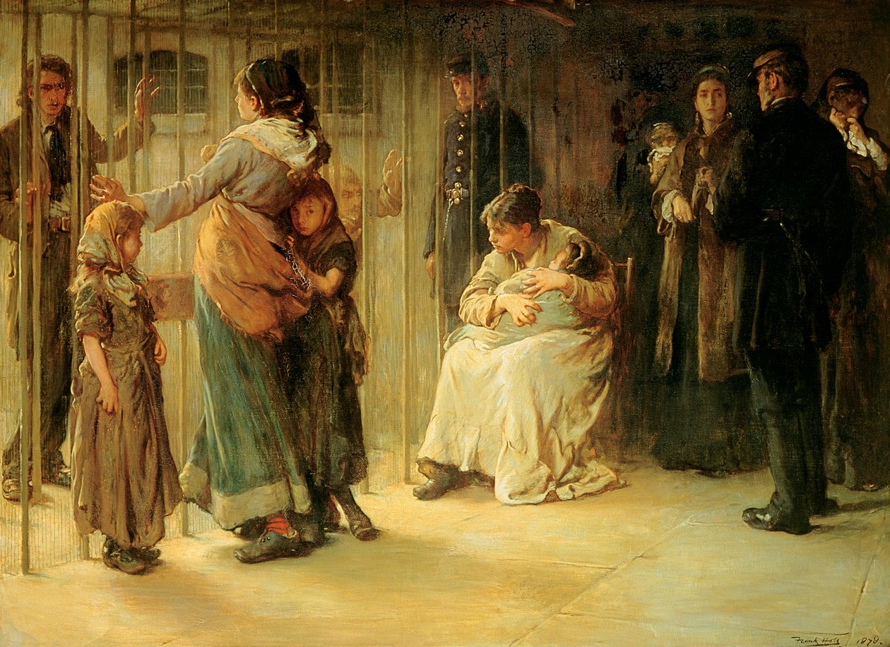 Newgate: Committed for Trial, 1878 af Frank Holl