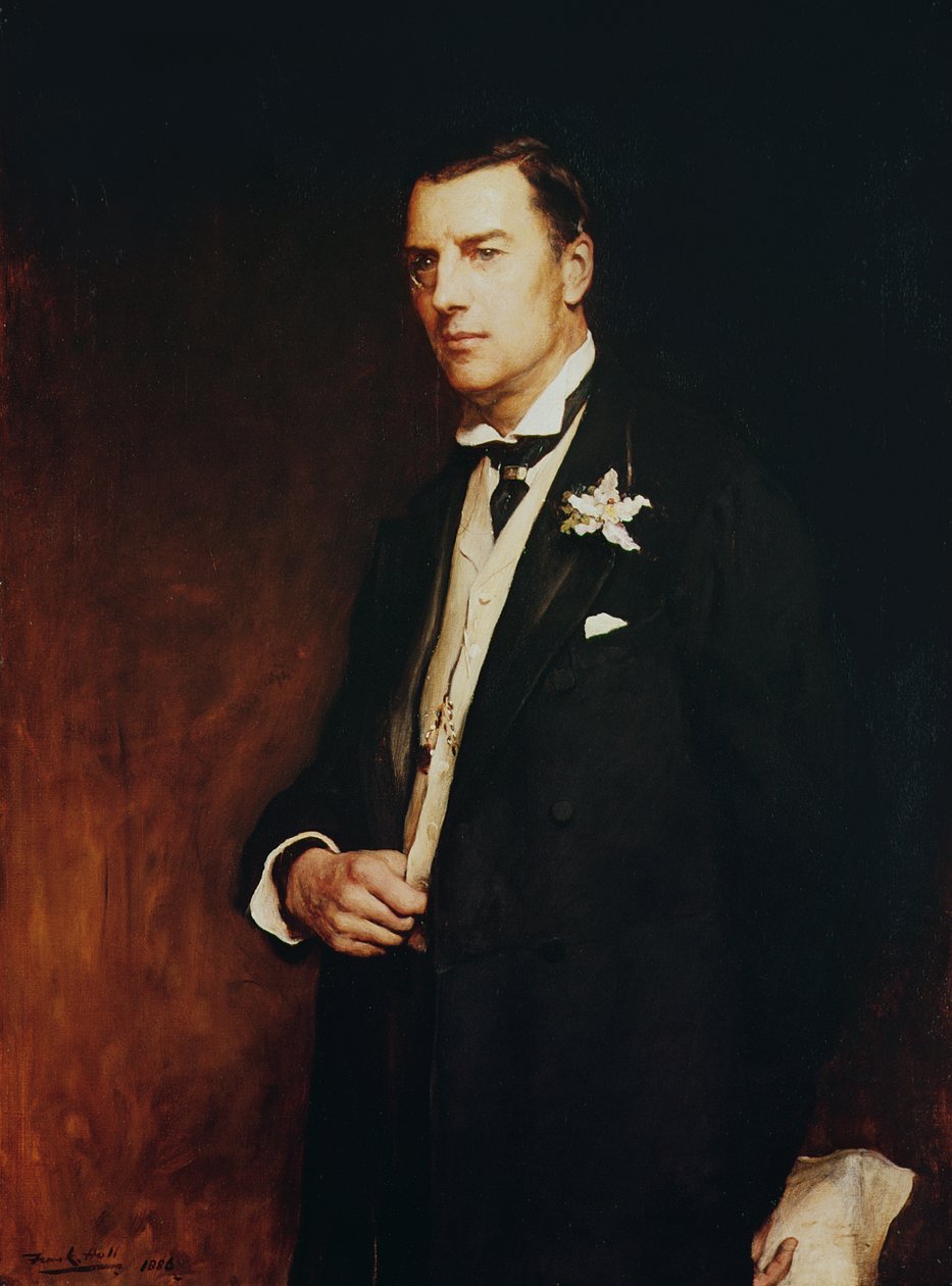 Portræt af Joseph Chamberlain, 1886 af Frank Holl