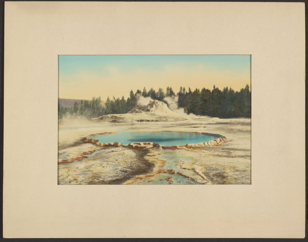 Castle Well og Castle Geyser af Frank Jay Haynes