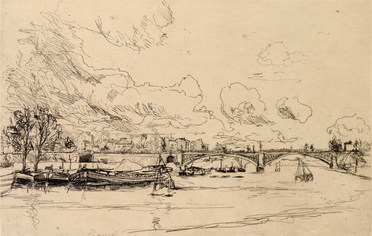 Langs kanalen, Charenton, Paris af Frank Laing
