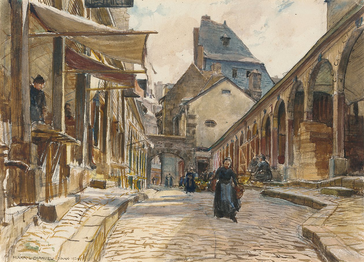 Markedsdag, Dinan af Frank Lewis Emanuel