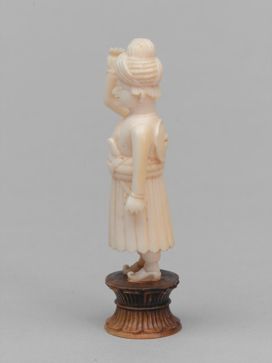 Sort bonde, skakbrik, Indien, 1820 ca af Frank Mason Good