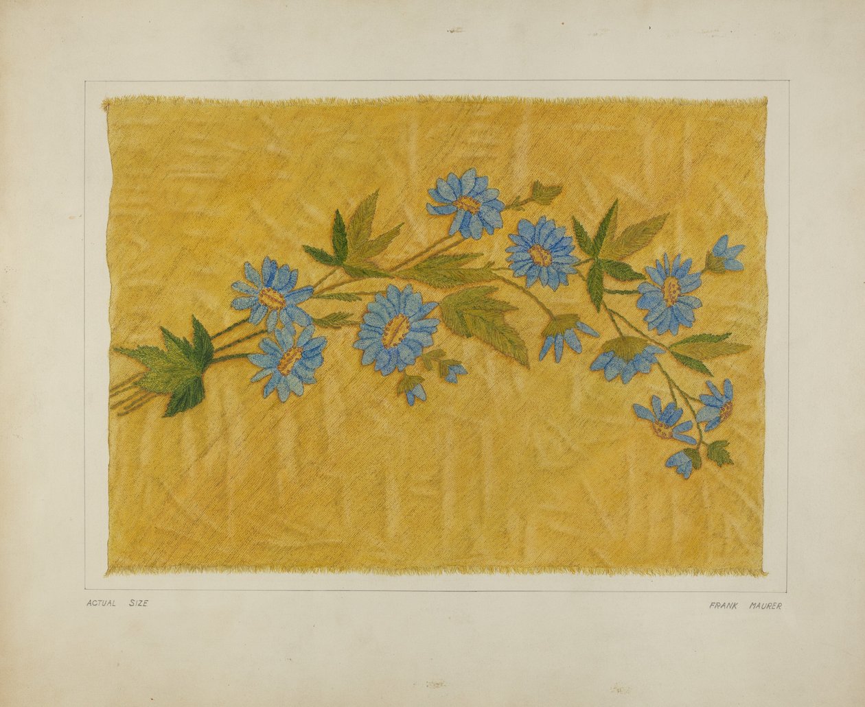 Crewel broderi af Frank Maurer