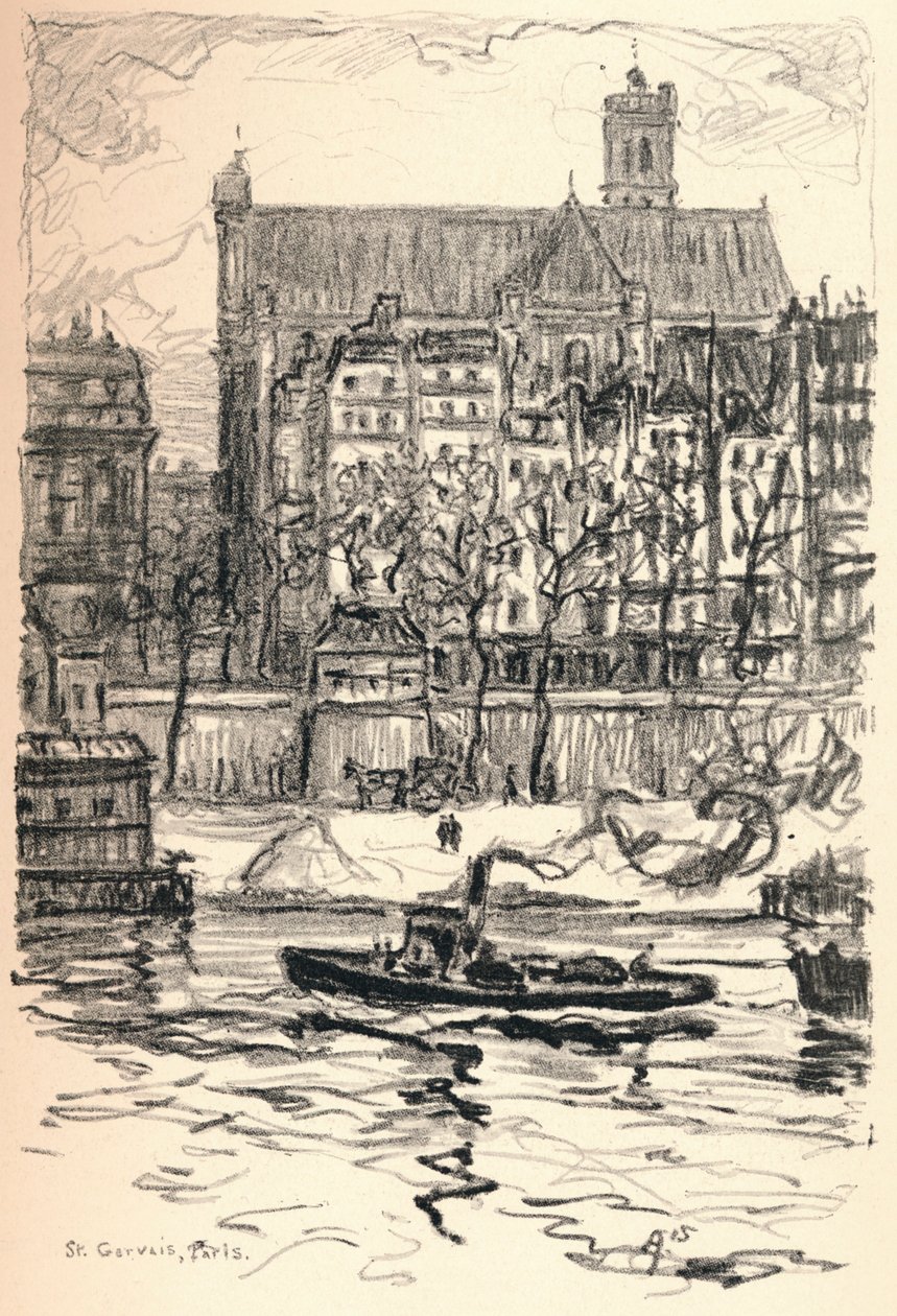 Saint-Gervais, 1915 af Frank Milton Armington