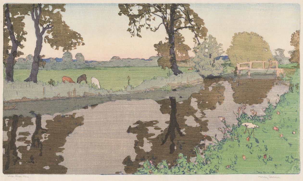Wiston River af Frank Morley Fletcher