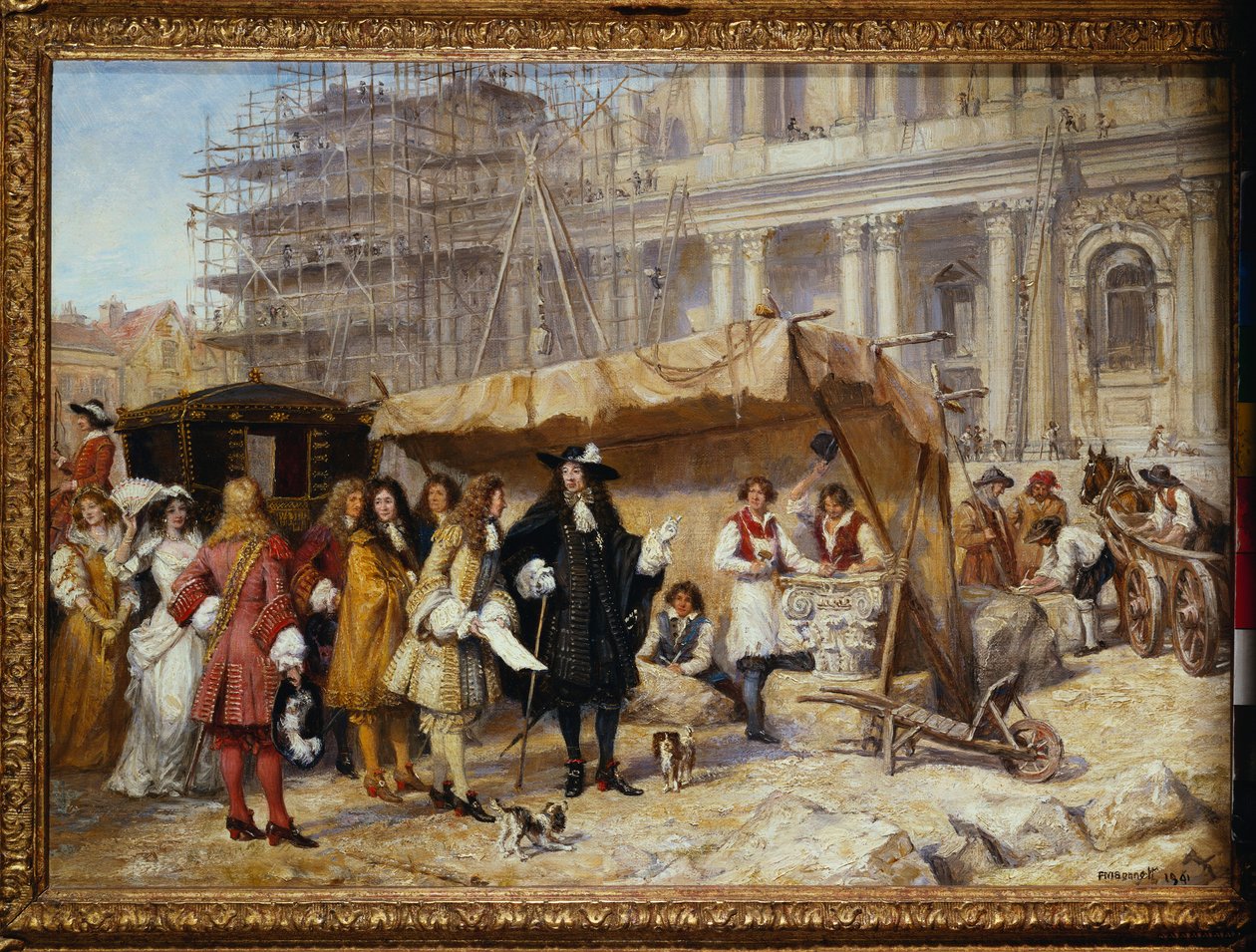 Charles II og Wren i St. Paul