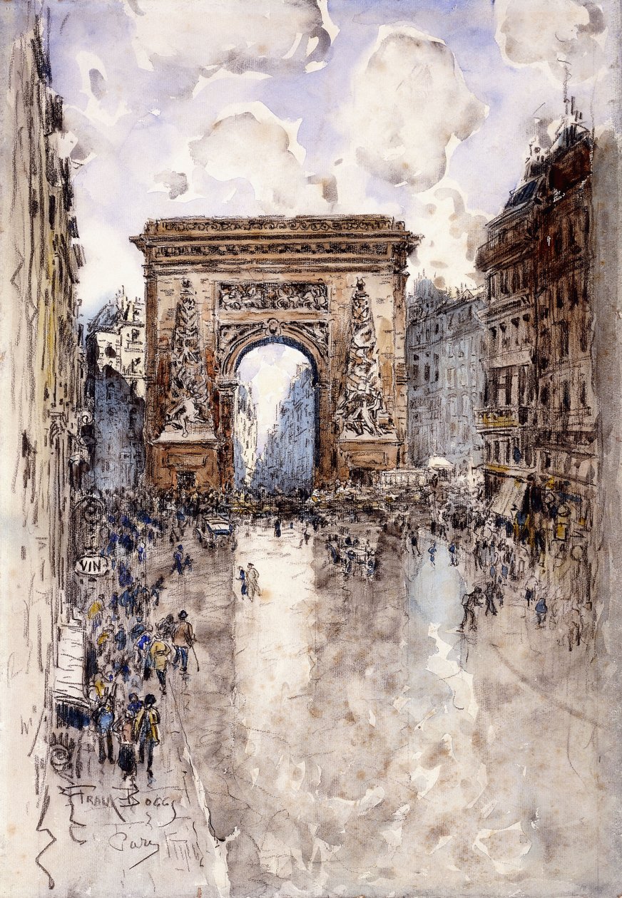Porte St. Denis, Paris, af Frank Myers Boggs