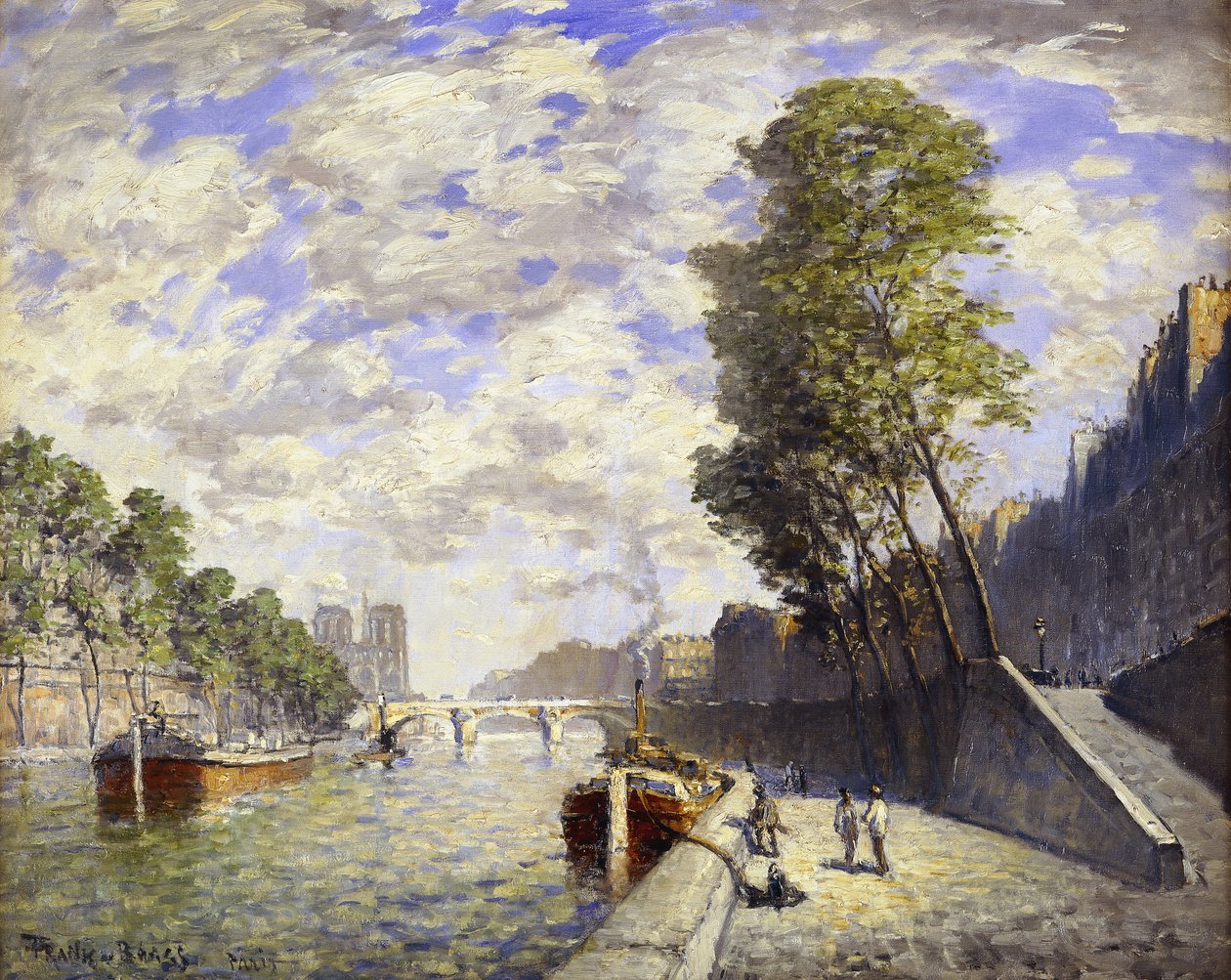 Quai des Grands-Augustine, Paris, af Frank Myers Boggs